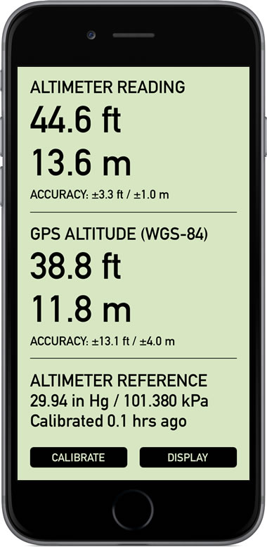 dienblad Mangel stoomboot Pro Altimeter - Barometric Altimeter App for iPhone/iPad